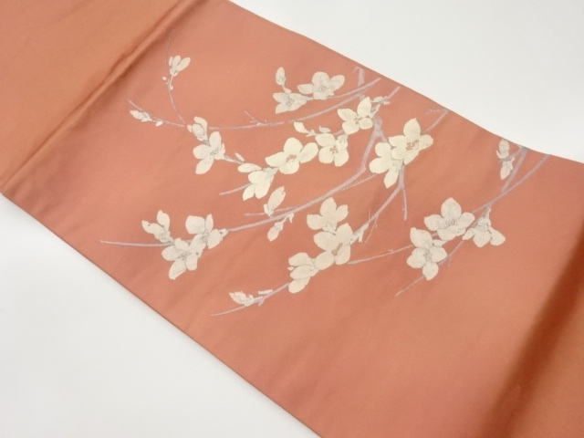 JAPANESE NAGOYA OBI / WOVEN FLOWER